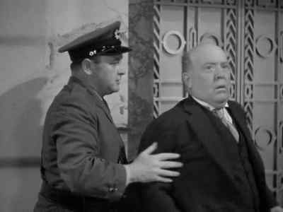 I beg pardon,
which is the tower elevator? - Dames