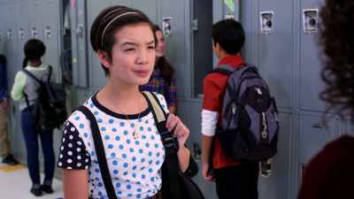 I was behind my chair,
in my thermal pajamas - Andi Mack