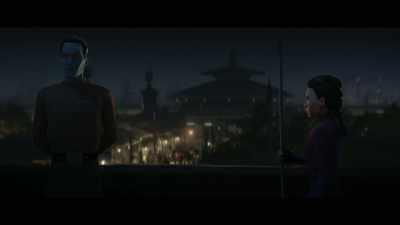 I believe this is a question
Captain Pellaeon already asked you. - Star Wars: Tales of the Empire
