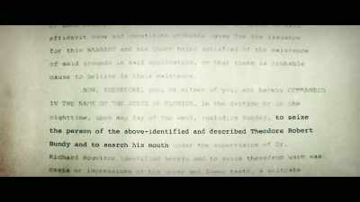 I believe that it might be
the first search warrant - Invisible Monsters: Serial Killers in America
