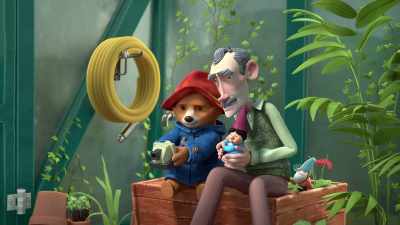 I believe the expression is, "say cheese!" - The Adventures of Paddington