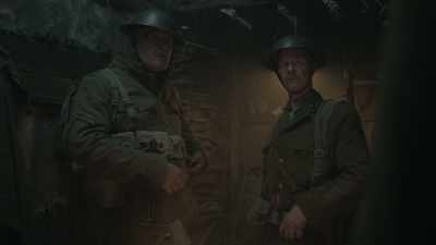 I believe the Germans
have retreated, sir. - Bunker