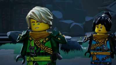 I believe the teacher we're
looking for is through there. - LEGO Ninjago: Dragons Rising