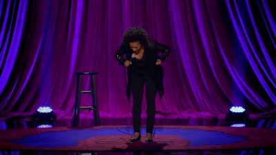 I was bent over, toweling
off and you know, - Wanda Sykes: What Happened… Ms. Sykes?