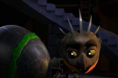 I bet this giant egg
with a baby dragon inside - Dragons: Rescue Riders