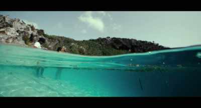 I bet he'll go
for the 103-meter world record - Freediver