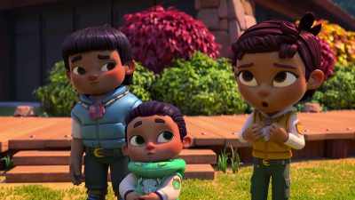 I bet you I know.
When I was taking out the rubbish, - Spirit Rangers