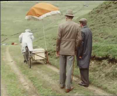 I bet his saddle's getting warm. - Last of the Summer Wine