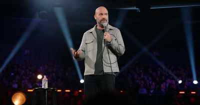 I was black and blue. I was sore.
Like, "All right." - Tom Segura: Sledgehammer