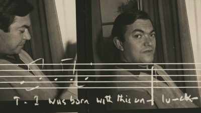 ♪♪ I was born with this
Unlucky sneeze - The Sound of 007
