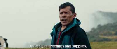 I bring you greetings and supplies. - Monos