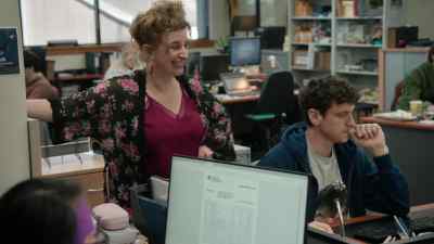-I brought in my book.
-[Hannah] Book nerd. [laughs] - The Office