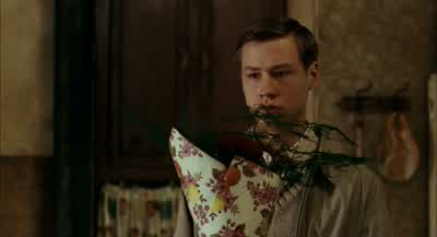 I brought you these flowers to say thank youPut them over there in the sinkI would have come earlier I've been in bed three monthsYou are better now Yes Thank youHave you always been weak Oh no I've never been sick beforeIt's incredibly boring There's - The Reader