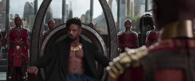 By now, Robert was spooning her, I'm sure. - Black Panther