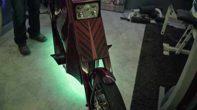 I call it my "Flat Earth Rider."
It's all electric. - Behind the Curve