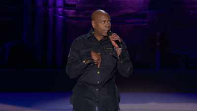 "I came here to laugh
at transgender people." - Dave Chappelle: The Dreamer