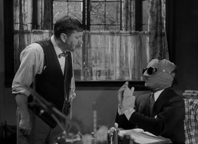 I came here for quiet and secrecy - The Invisible Man