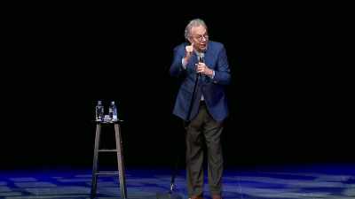 I can barely see the awe
that's in her eyes. - Lewis Black: Thanks for Risking Your Life
