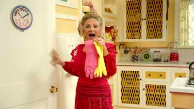 I can decorate these rubber
gloves and make stockings. - At Home with Amy Sedaris