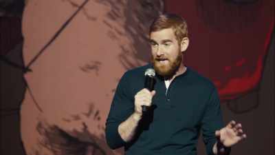 I can die
from this medi-- - Andrew Santino: Home Field Advantage