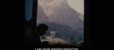 I can recall standing behind her. - The Most Beautiful Boy in the World