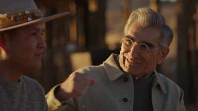 - I can see it in your eyes, Mylo.
- [chuckles] - The Reluctant Traveler with Eugene Levy