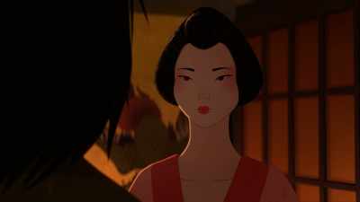 I can see it now. You challenge him. - BLUE EYE SAMURAI
