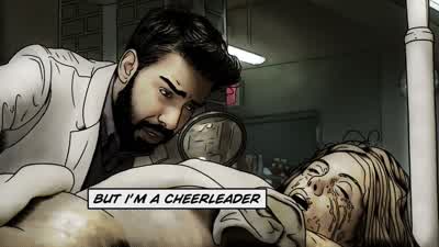 I can see that Kimber's shoulder was torn off while she was still alive. - iZombie