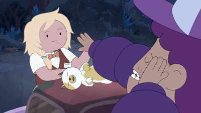 I can sense that she's
veeeerry restless - Adventure Time: Fionna & Cake