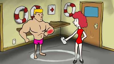 I can specifically remember
one time where we had this guy - Class Action Park