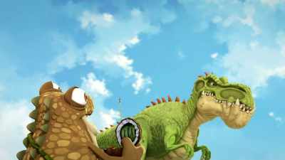 I can study Giganto from all angles... - Gigantosaurus