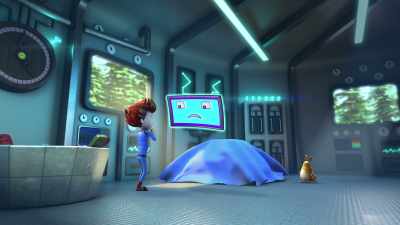 I can upgrade my personal spaceship - Ready, Jet, Go! Space Camp: The Movie