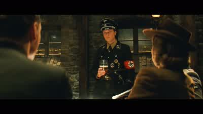 I can vouch for everything the young captain has just said He does hail from the bottom of the Piz Palϋ He was in the film and his brother is far more handsome than he - Inglourious Basterds