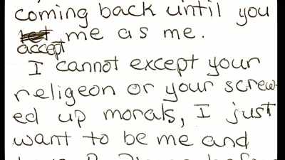 I cannot accept your religion - Abducted in Plain Sight