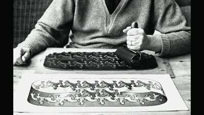 I cannot give
a clear description - M. C. Escher: Journey to Infinity