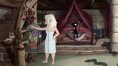 I cannot marry that pig Merkimer.
[stutters] I can't do it. - Disenchantment