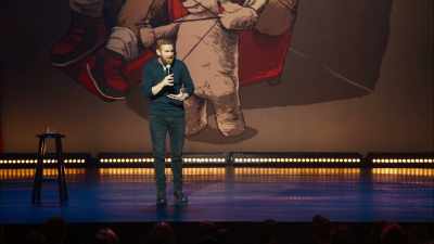 I can't be like,
"Son, this condominium - Andrew Santino: Home Field Advantage
