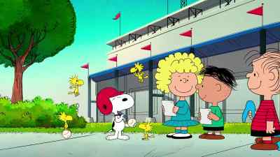 I can't believe that catch
Charlie Brown made. - The Snoopy Show