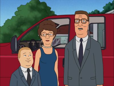 I can't believe how
far we had to park. - King of the Hill