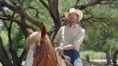 I can't believe I didn't
recognize you the other night. - A Cowboy Christmas Romance
