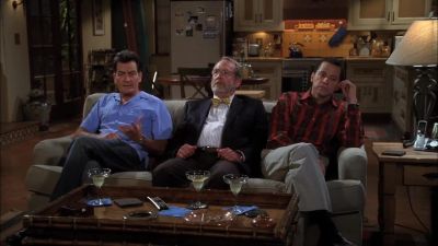 I can't believe Mom ran off
with this idiot's girlfriend. - Two and a Half Men