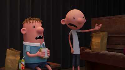 I can't deal with this.
I need to be sitting at a table. - Diary of a Wimpy Kid