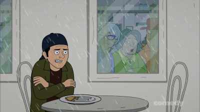 I can't decide whether he's
being honourable or stupid. - Corner Gas Animated