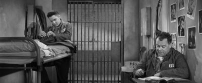 I can't have my cellmate walking around looking like a bum - Jailhouse Rock