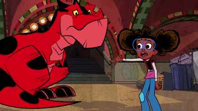 I can't have you
stomping around, - Marvel's Moon Girl and Devil Dinosaur