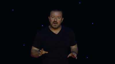 I can't help but think it was 
a shock to it when it found out. - Ricky Gervais: Humanity