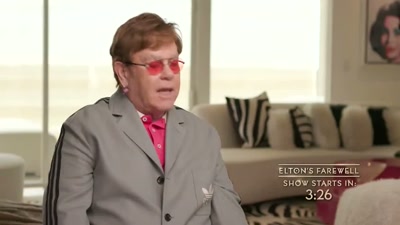 I can't imagine
how many miles I've covered in that time - Elton John Live: Farewell from Dodger Stadium