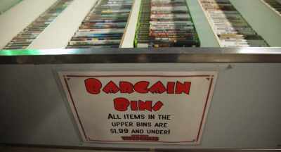 I can't keep the same games
in the display cases for too - Not for Resale