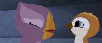 I can't! Marvin is out therein
the storm - Puffin Rock and the New Friends