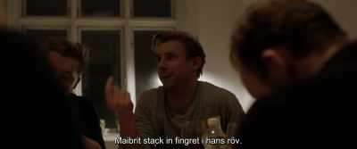 - I can't remember.
- Maibritt did it to him. - A Horrible Woman